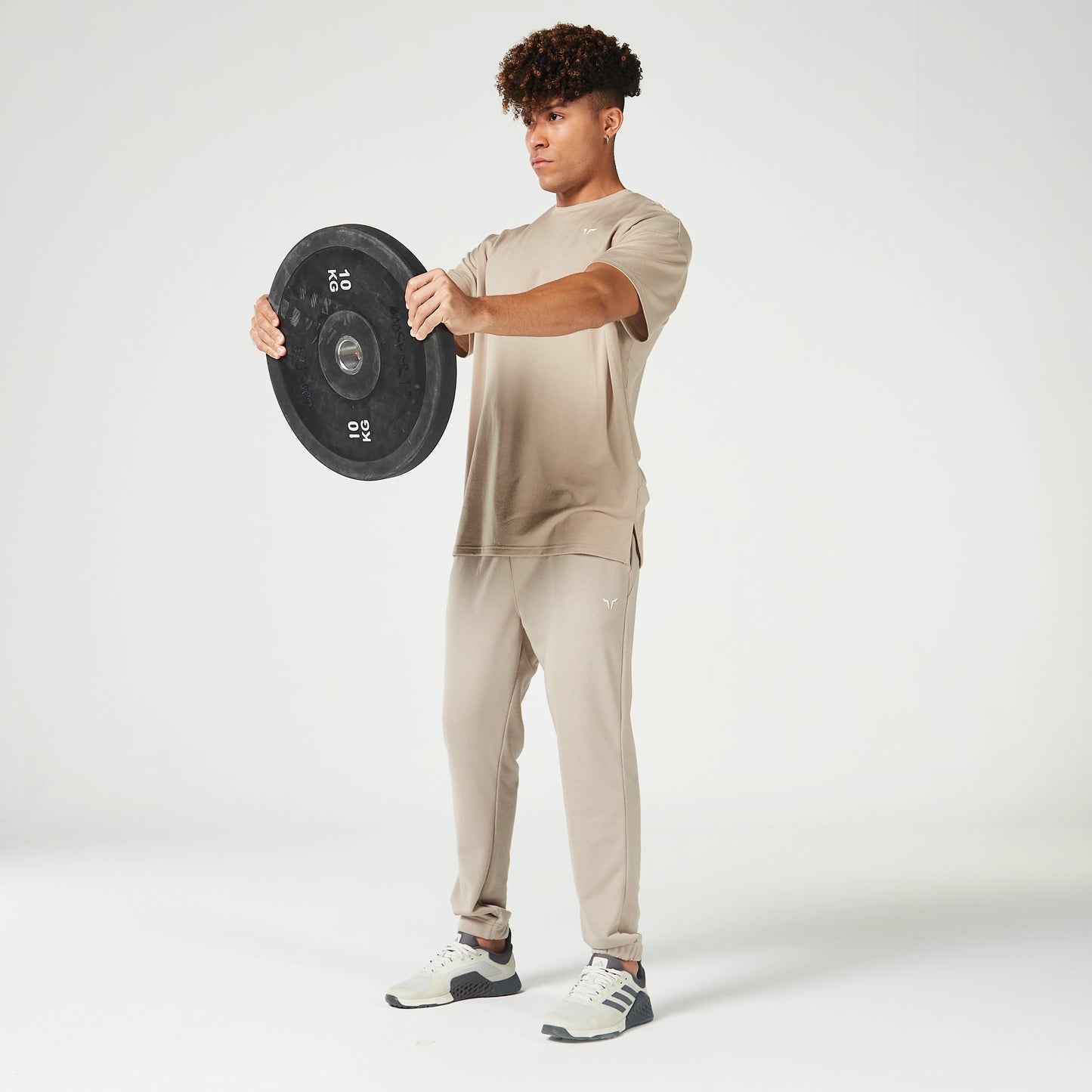 تيشيرت ايسينشال فضفاض - ترابي