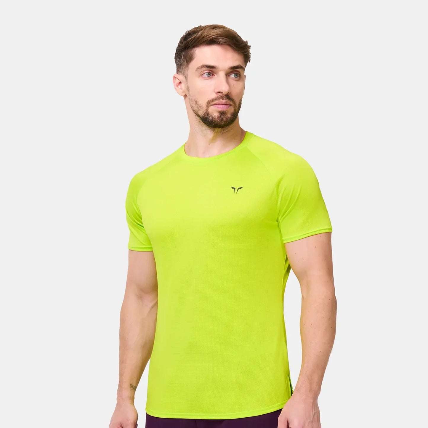 Core Mesh Tee 2.0 2 Pack - Pearl White & Fluo Yellow