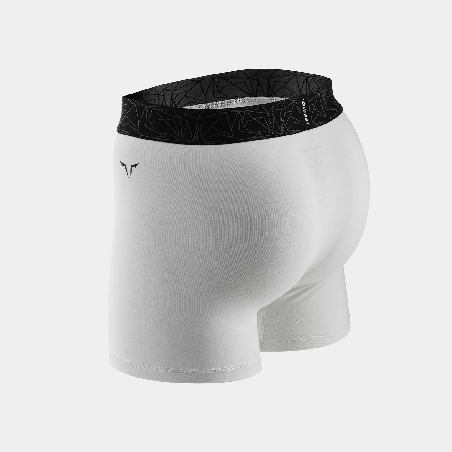 بوكسر 5 انش قطني 3 قطع  - أبيض لؤلؤي