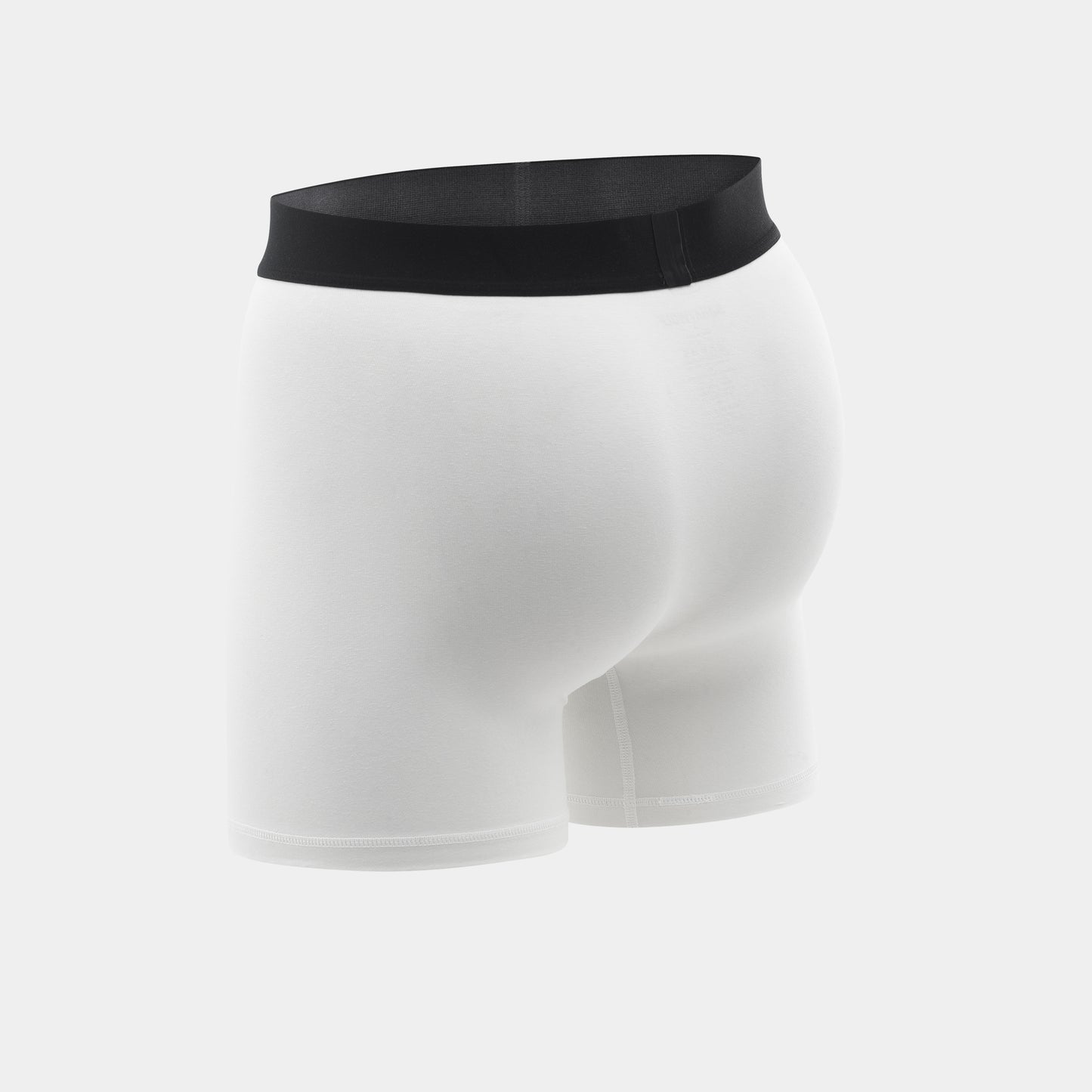 بوكسر قطني 5" 3 قطع - أبيض لؤلؤي