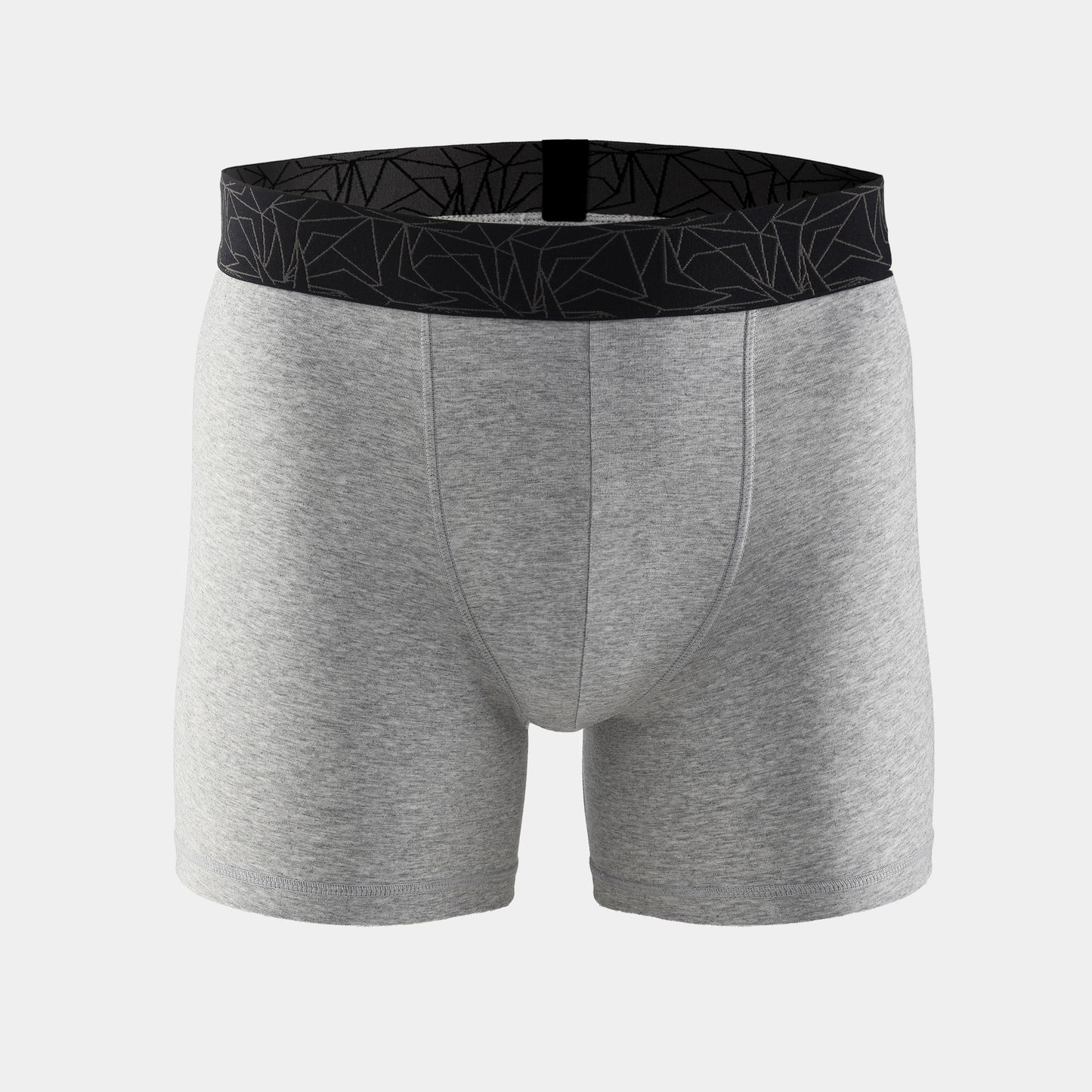 بوكسر 5 انش قطني 3 قطع  - رمادي فاتح مارل