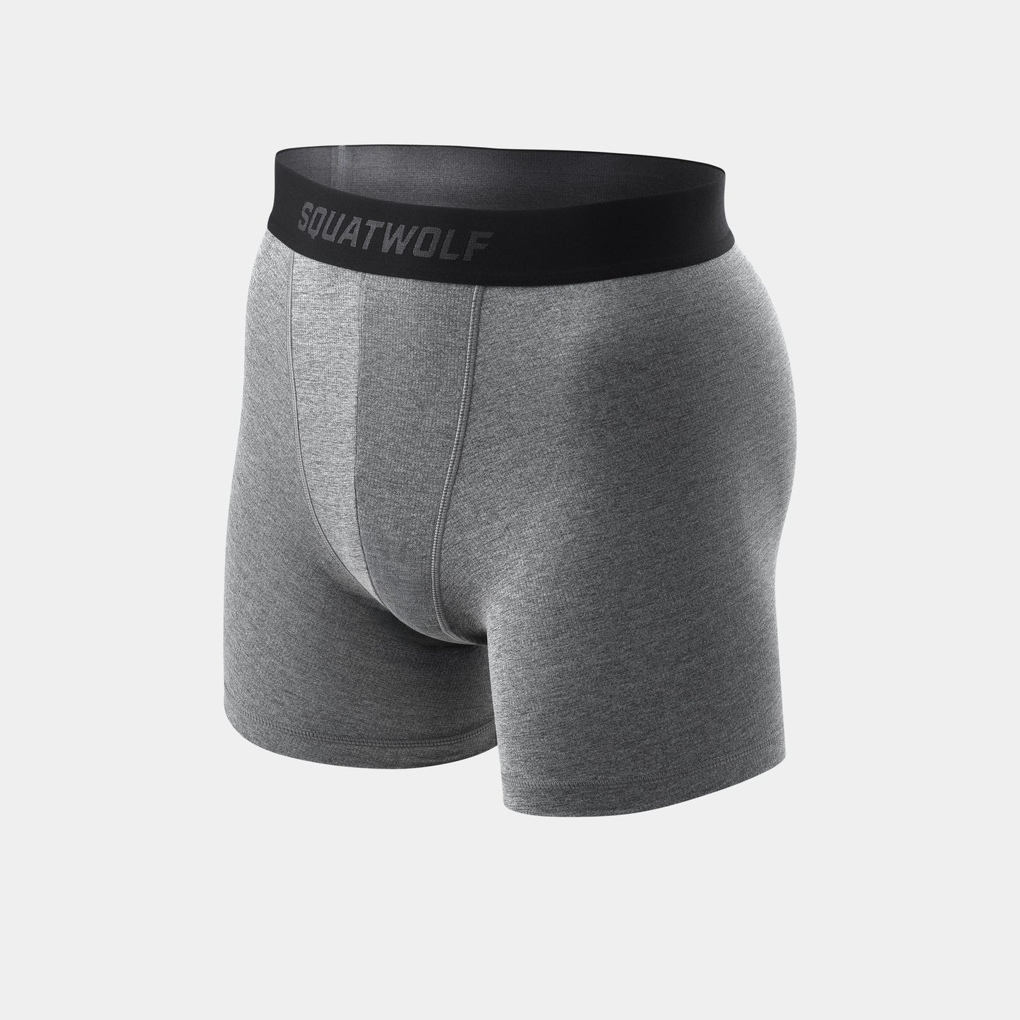 5" ACTDRY® Boxer Trunks 2 Pack - Light Grey Marl