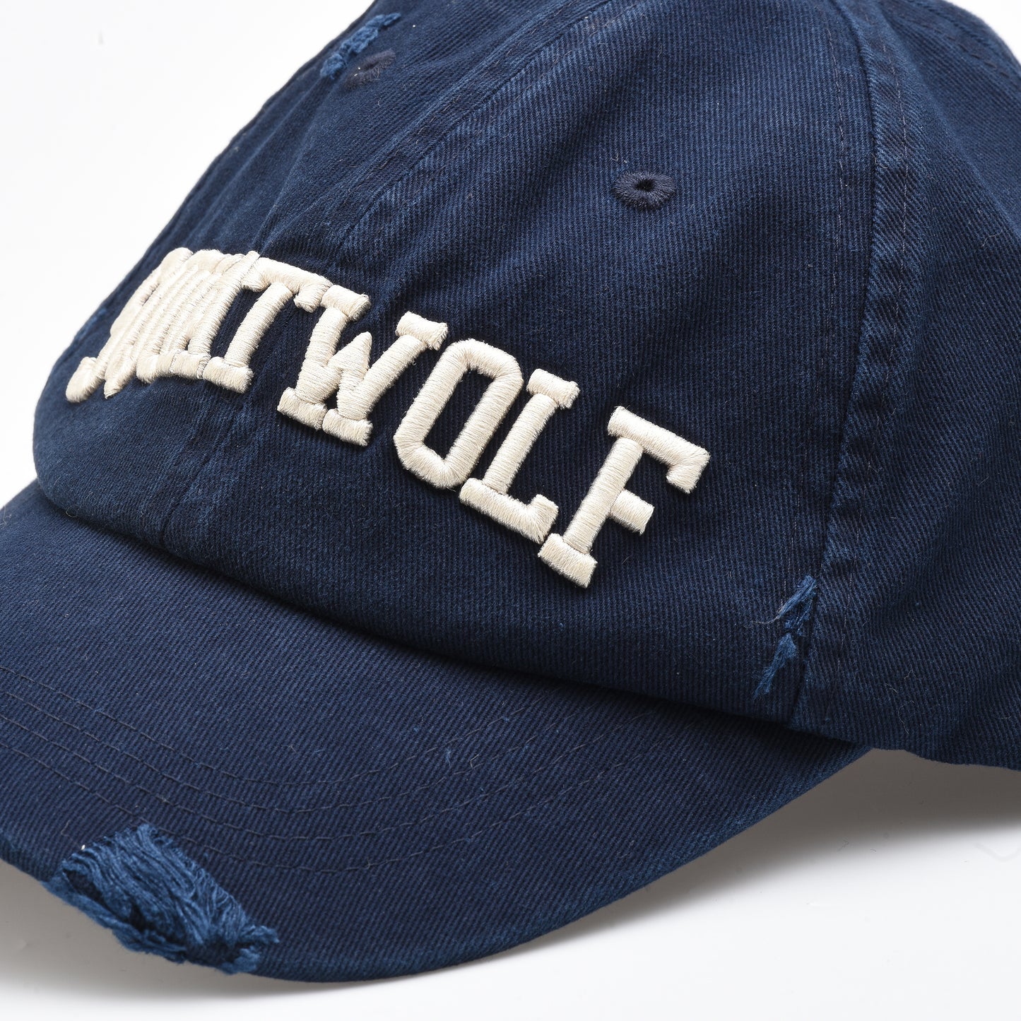 قبعة بيسبول ممزقة - كحلي