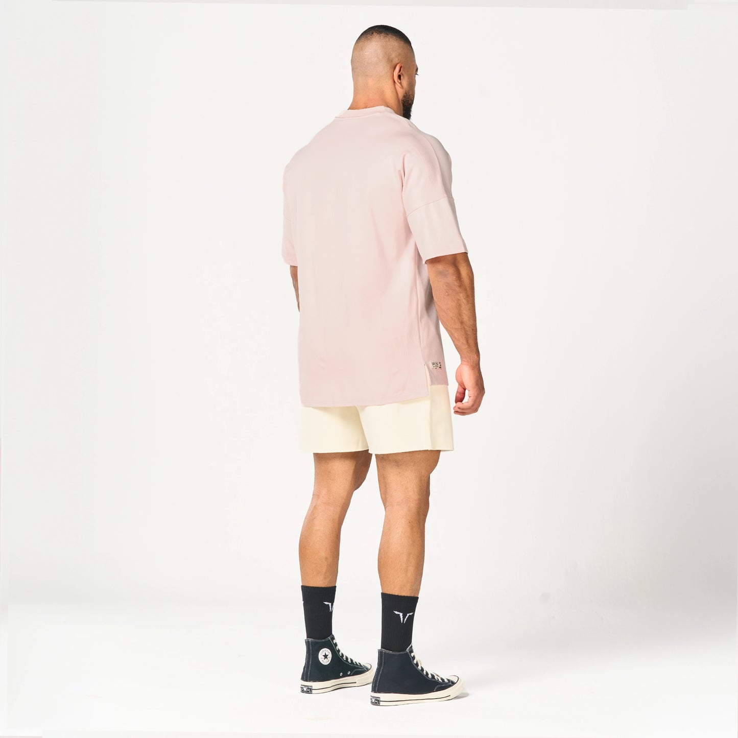 تيشيرت جولدن إيرا أوثنتيك فضفاض - موف فاتح