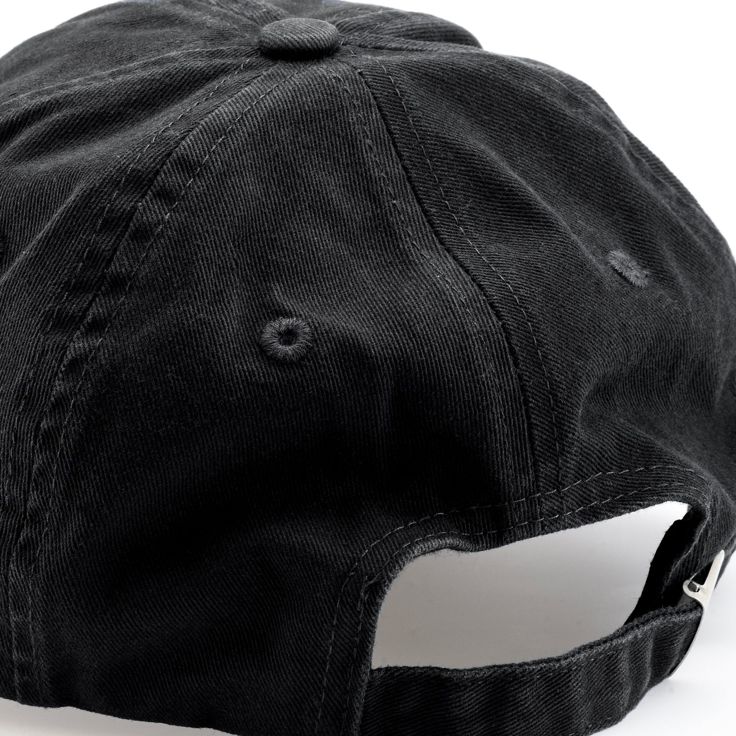 Distressed Baseball Cap - Black
