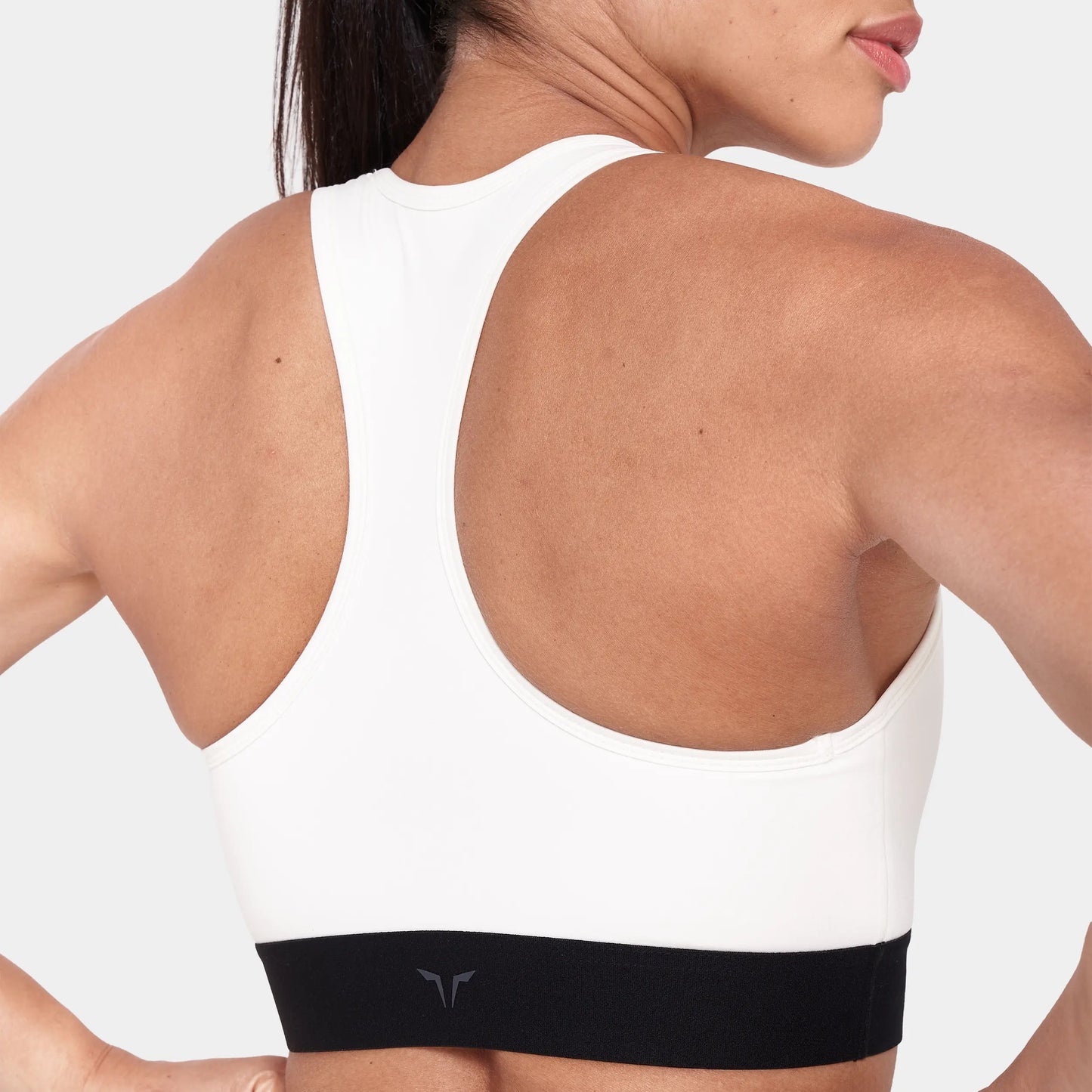 حمالة صدر ريسرباك بشعار - أبيض لؤلؤي