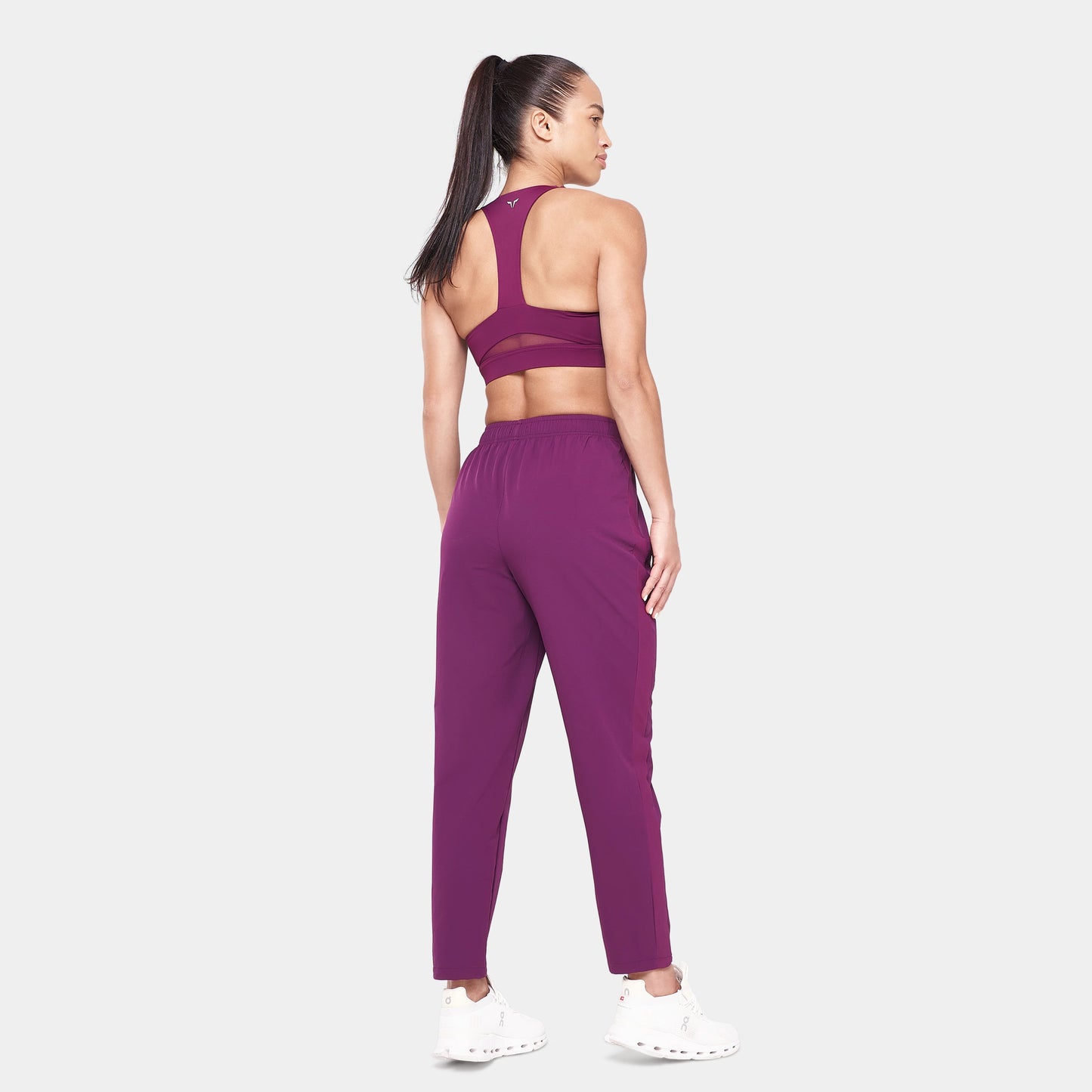 Woven Slim Leg Pants - Pickled Beet