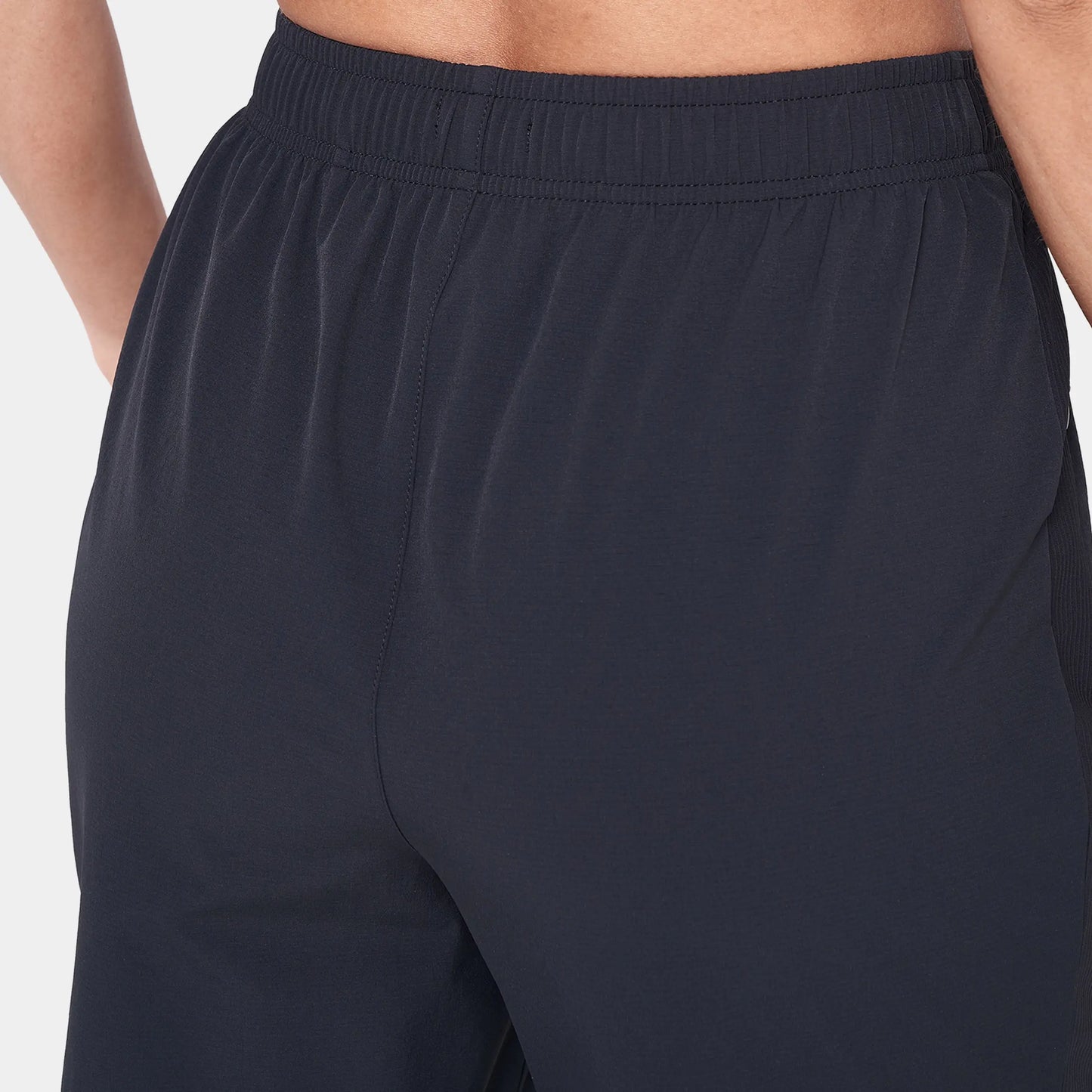 Woven Slim Leg Pants - Black