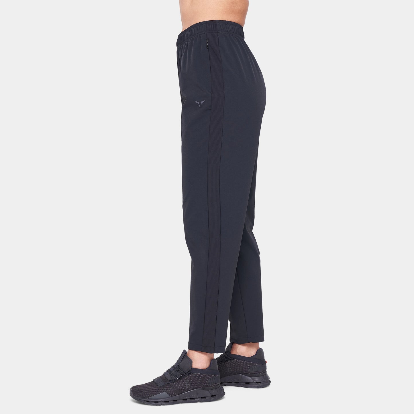 Woven Slim Leg Pants - Black
