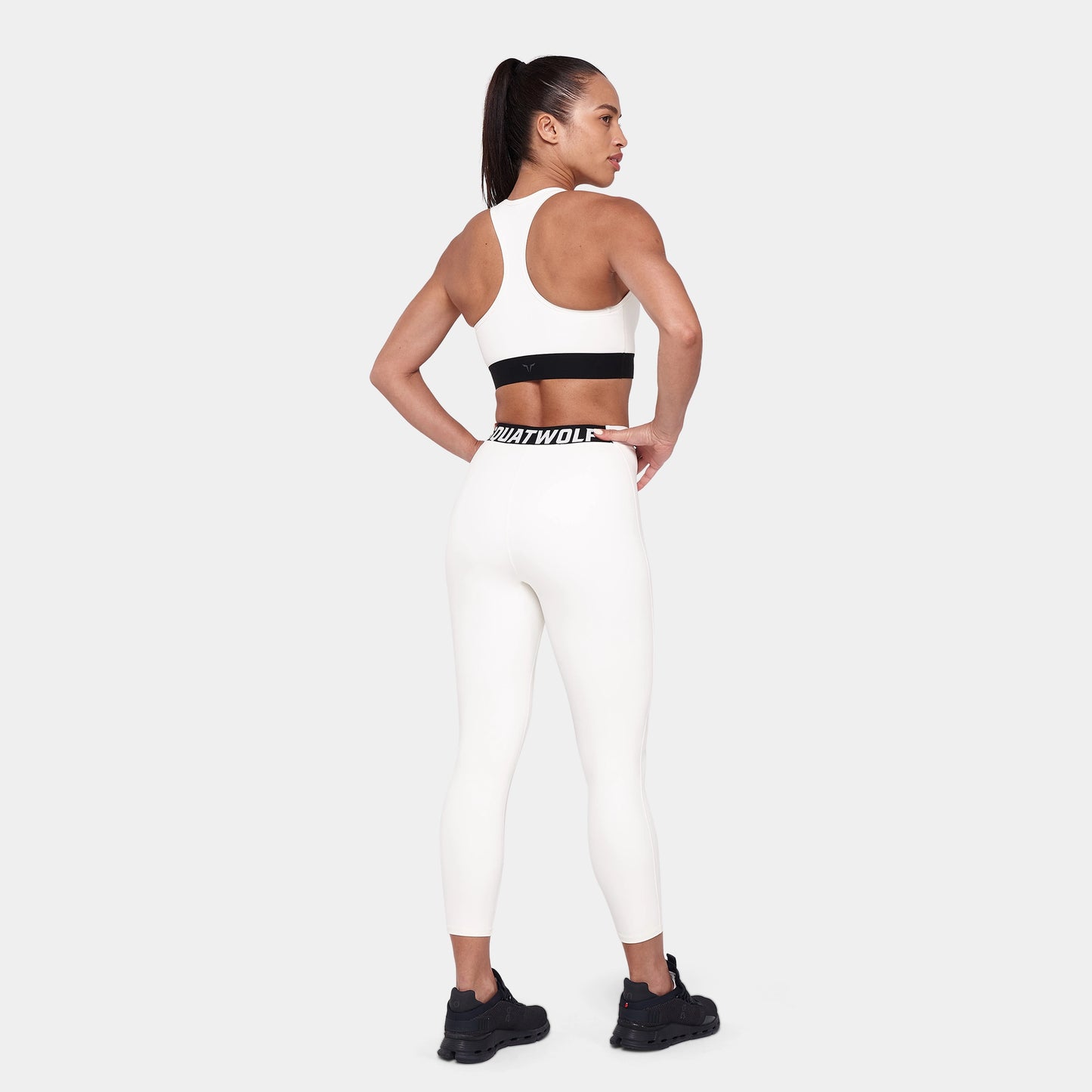 حمالة صدر ريسرباك بشعار - أبيض لؤلؤي