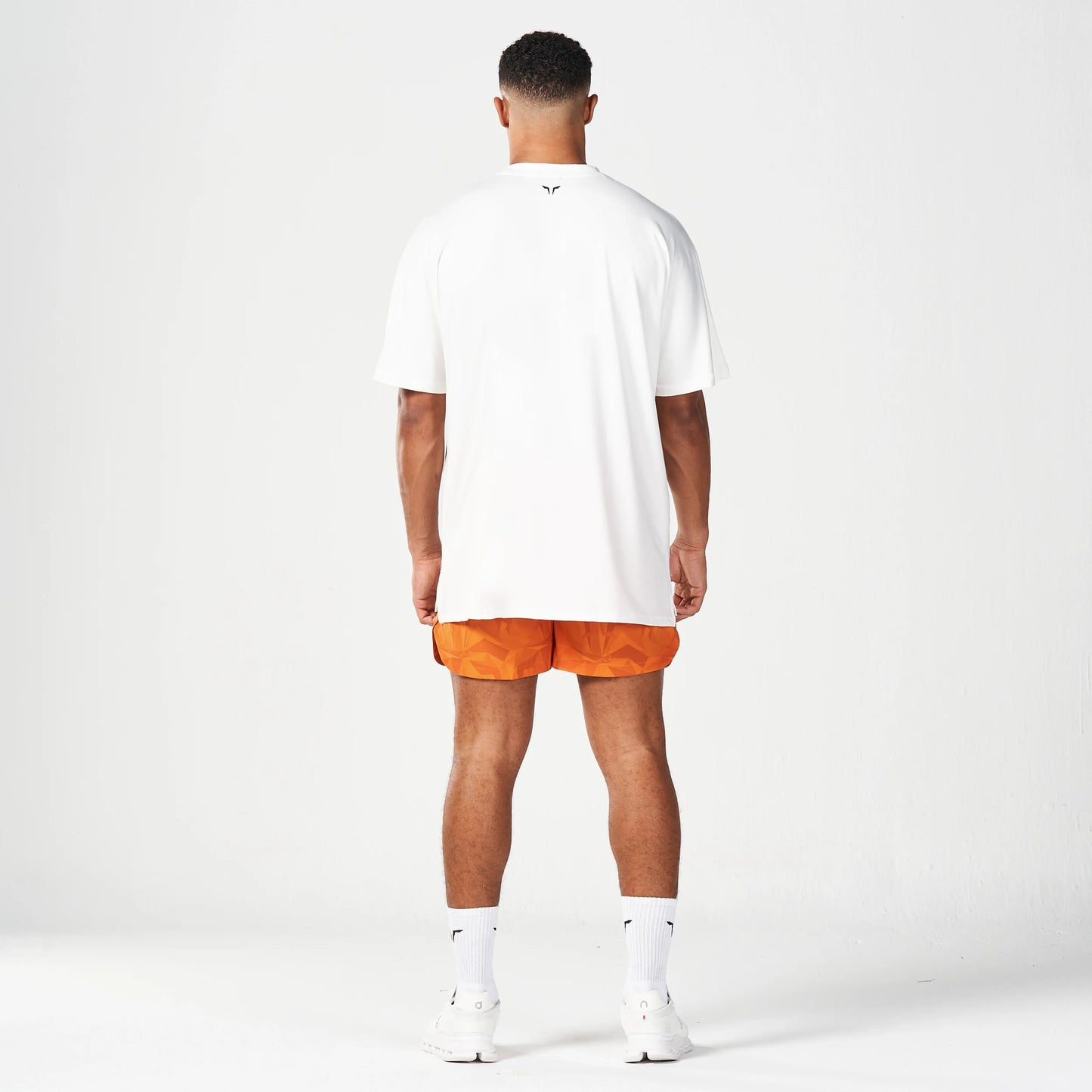 Oversized Pump Cover T-shirt Canal Blue Edition - Pearl White