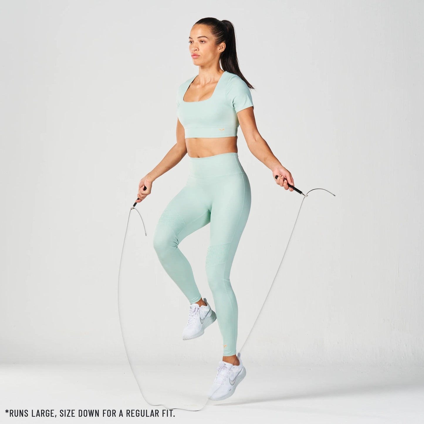 Untamed Panel Leggings 27" - Surf Spray