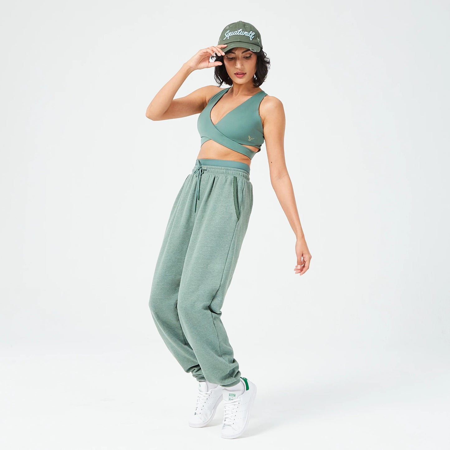 بنطلون رياضي خفيف ريتروجراد بلش - أخضر غامق مارل