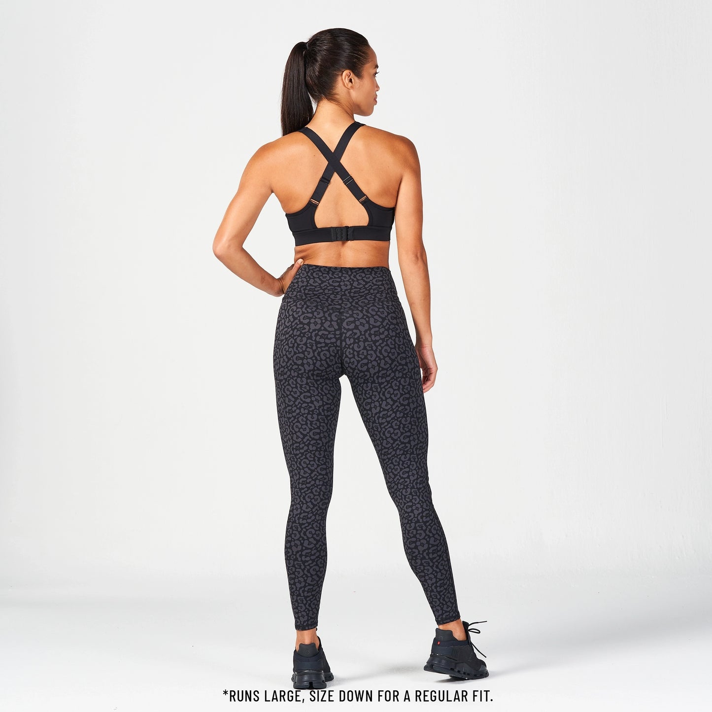 بنطال ضيق أجايل آكت من كور - أسود