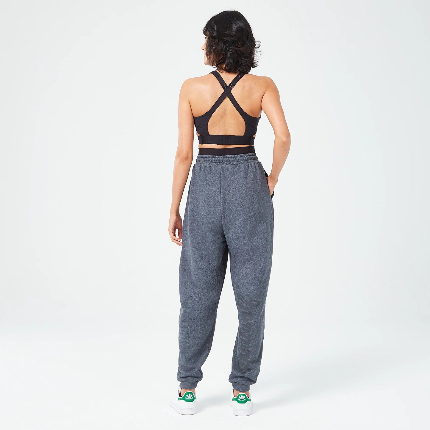 بنطلون رياضي خفيف ريتروجراد بلش - أسود مارل