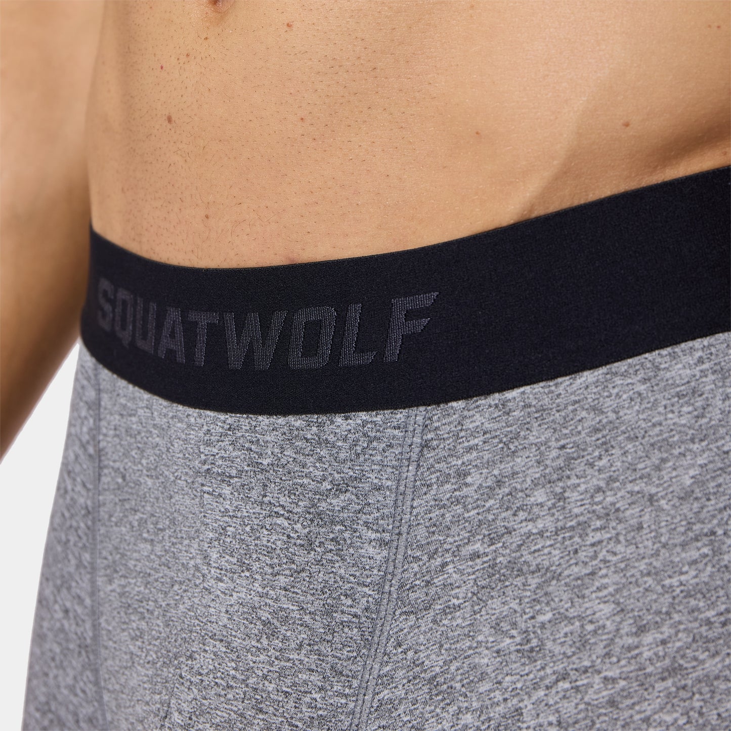 5" ACTDRY® Boxer Trunks 2 Pack - Light Grey Marl