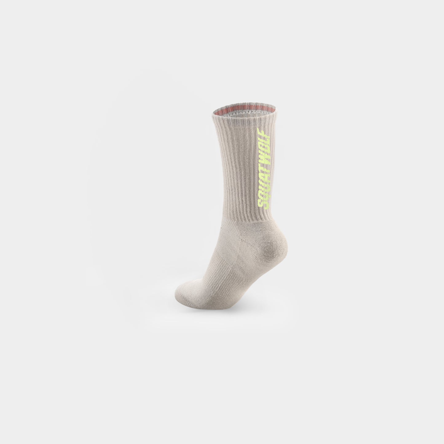 Wordmark Crew Socks 3 Pack - Silver Lining