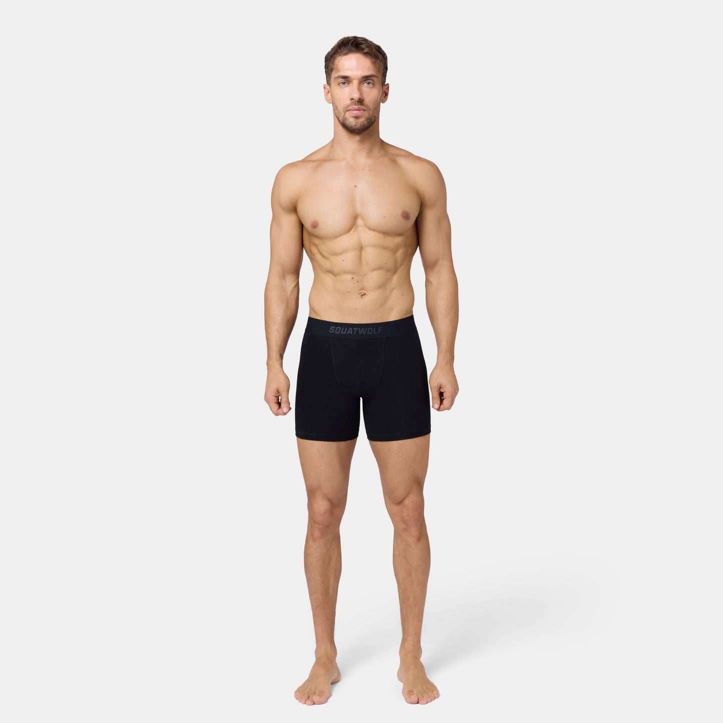 بوكسر قطني 5" 3 قطع - أسود