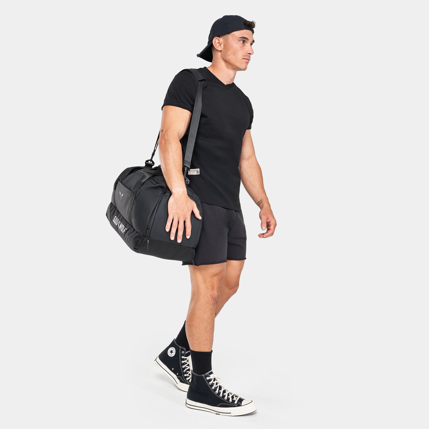 حقيبة رياضية كبيرة 42 لتر - أسود