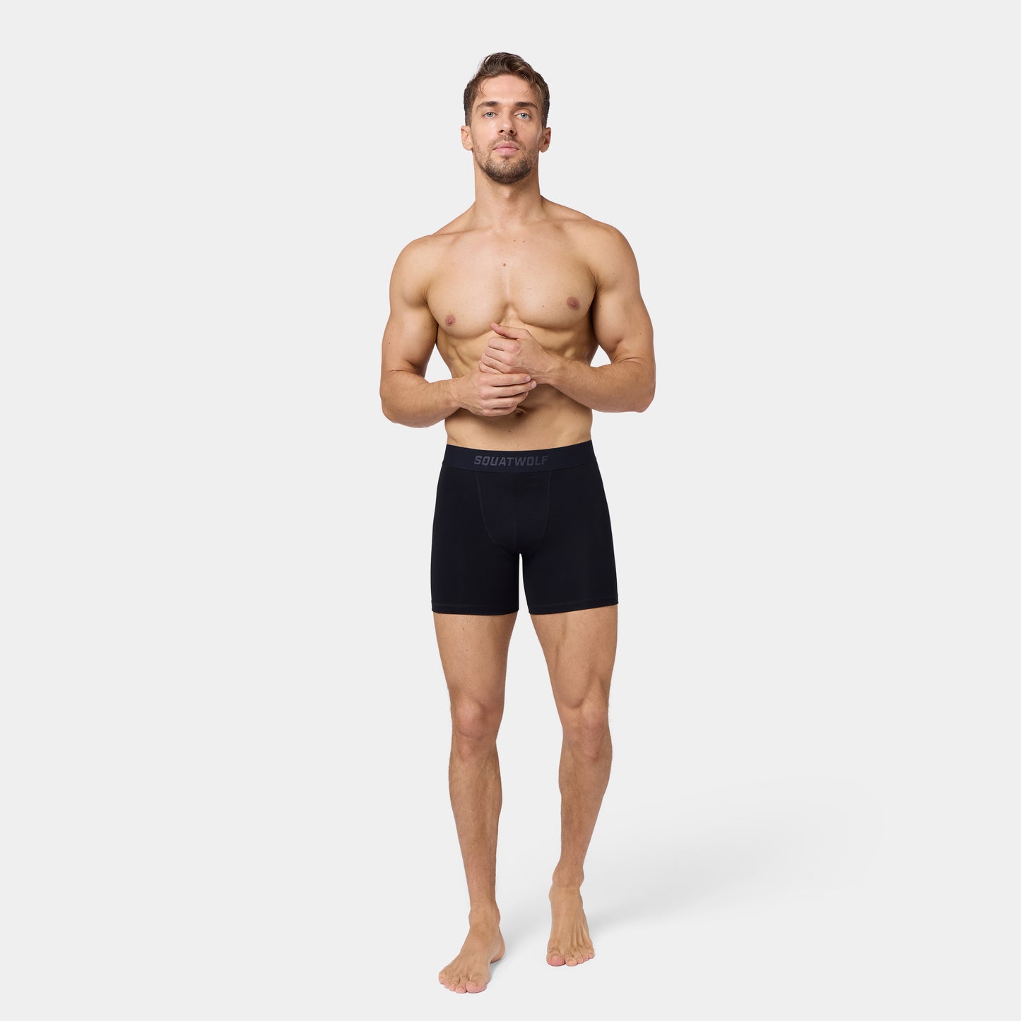 بوكسر قطني 5" 3 قطع - أسود