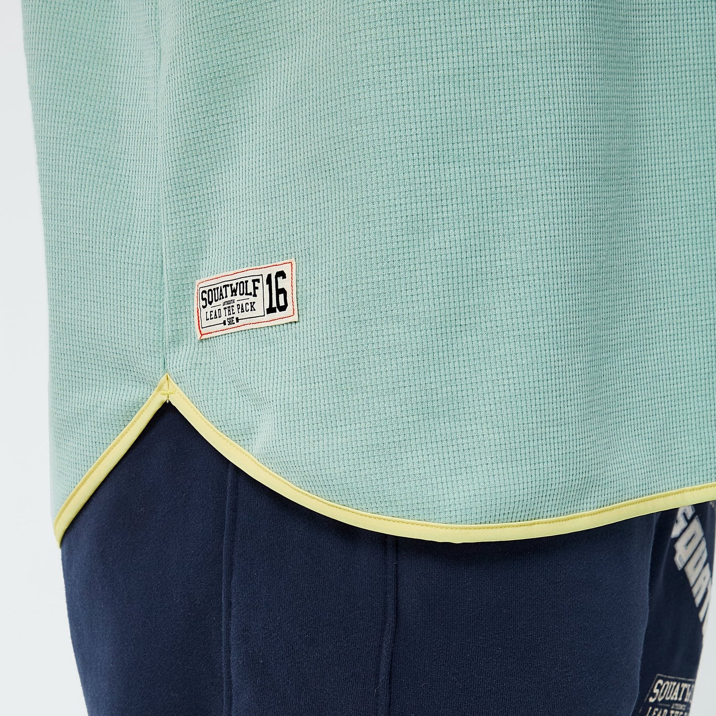 Golden Era Authentic Waffle Tank - Aqua Foam