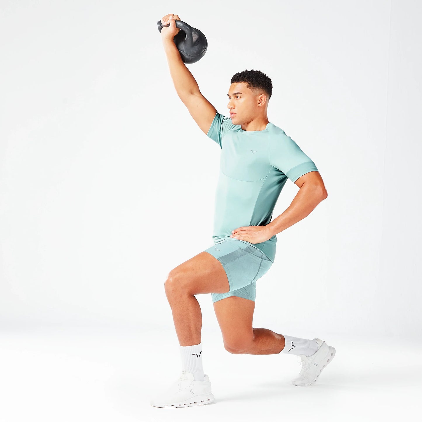 تيشيرت إمباكت لاب °360 - رمادي مطفي