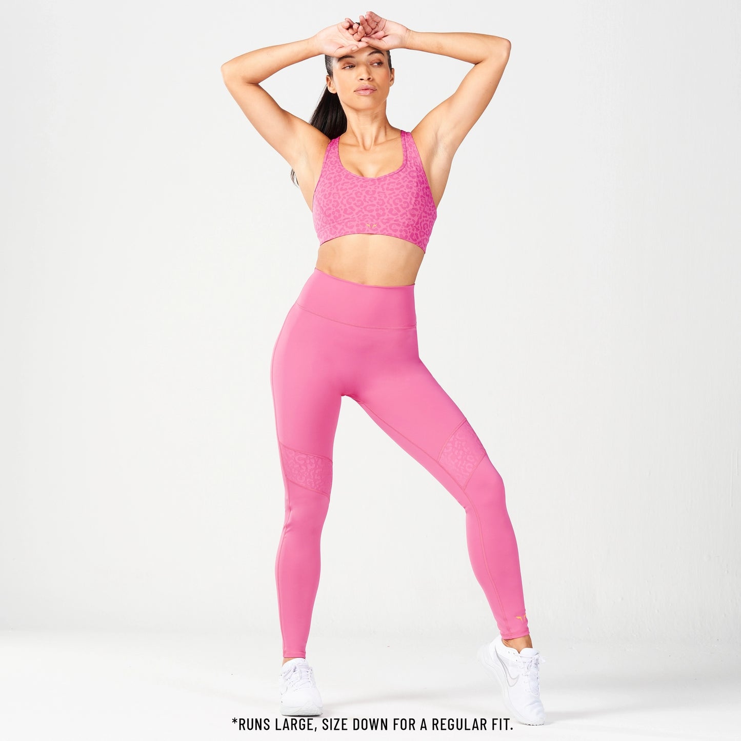 Untamed Panel Leggings 27" - Hot Pink