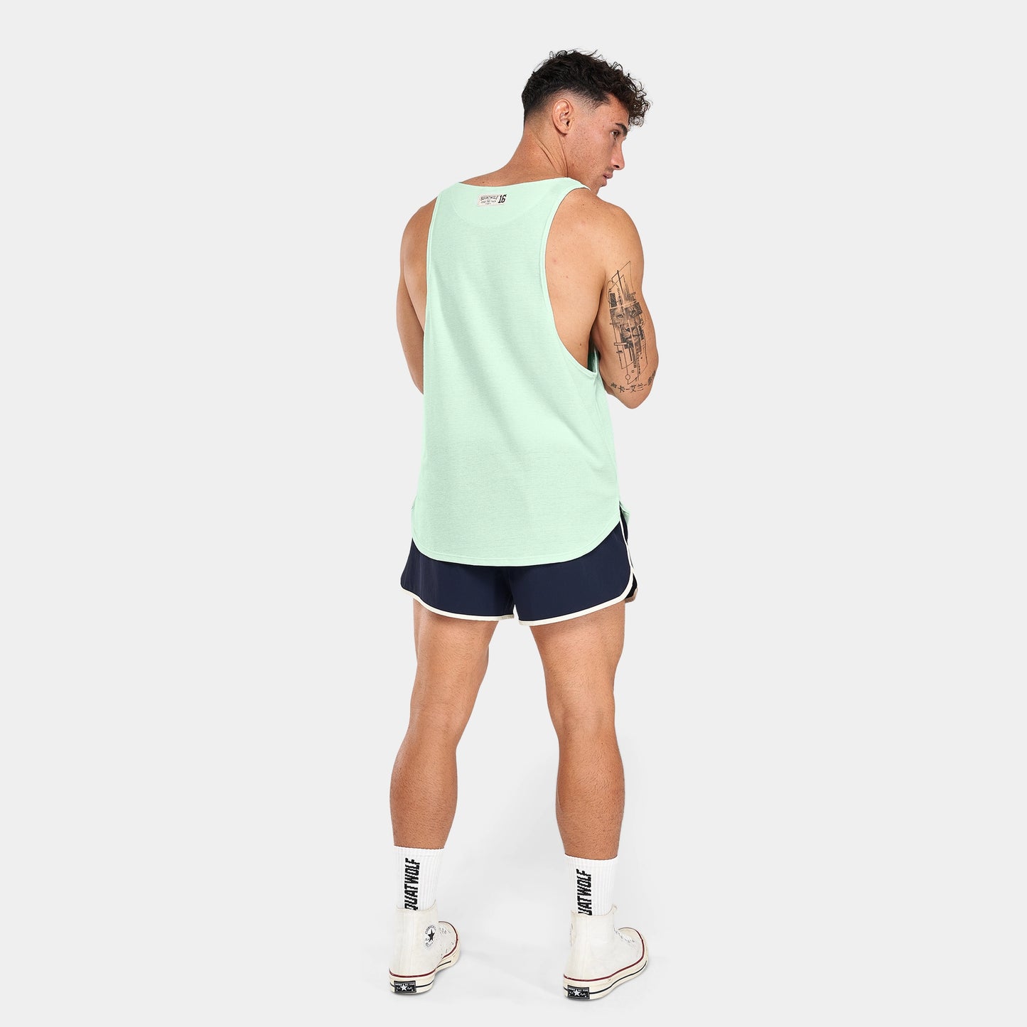 Golden Era OG Gym Tank - Aqua Foam
