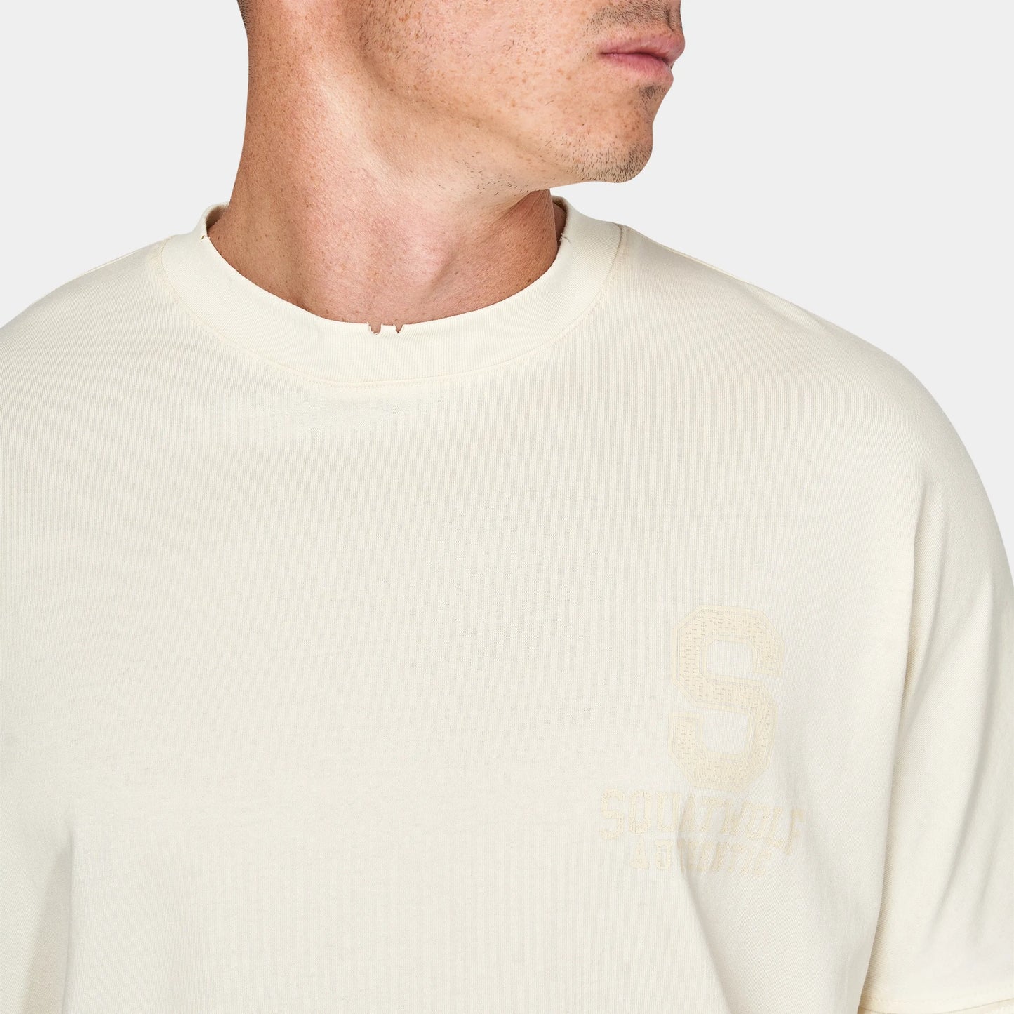 ستاي أوثنتيك تيشيرت فضفاض  - سكري