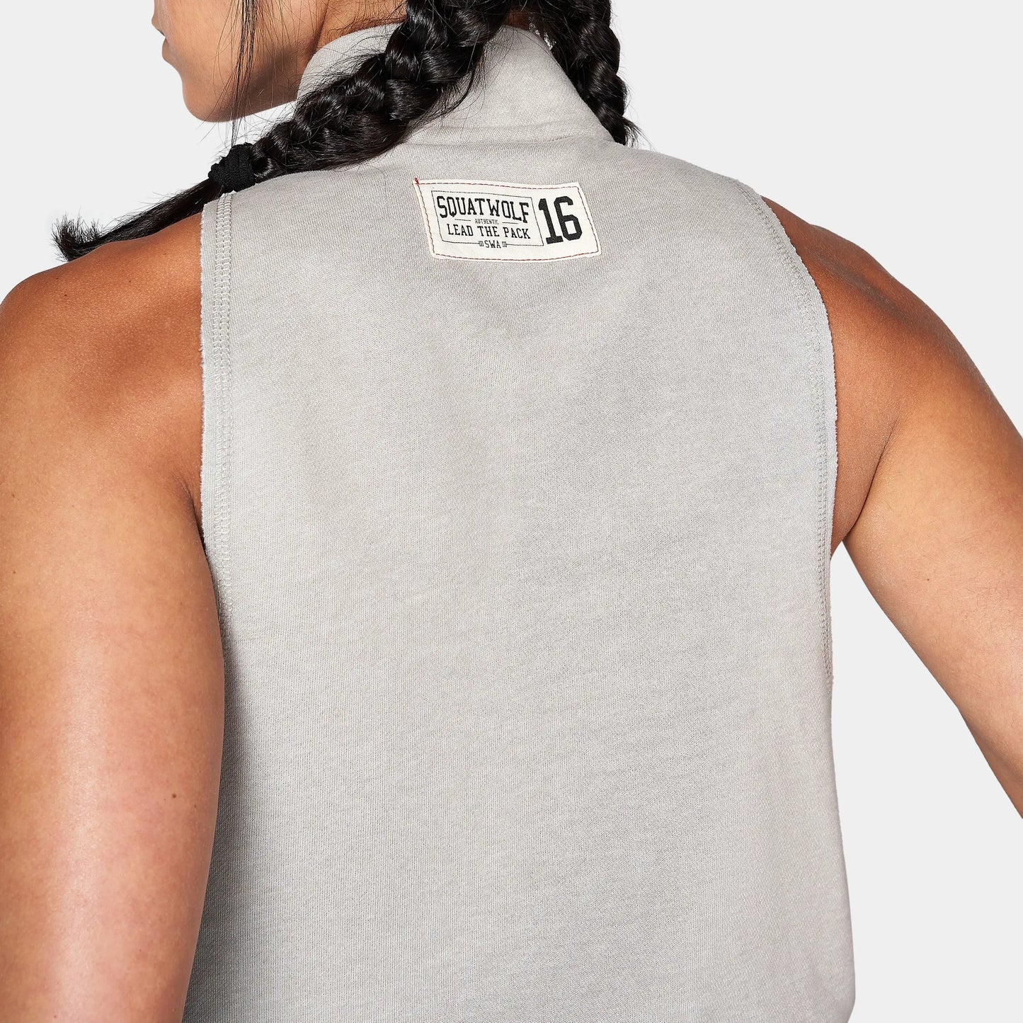 تيشيرت دون أكمام بسحاب - بالوما رمادي مارل