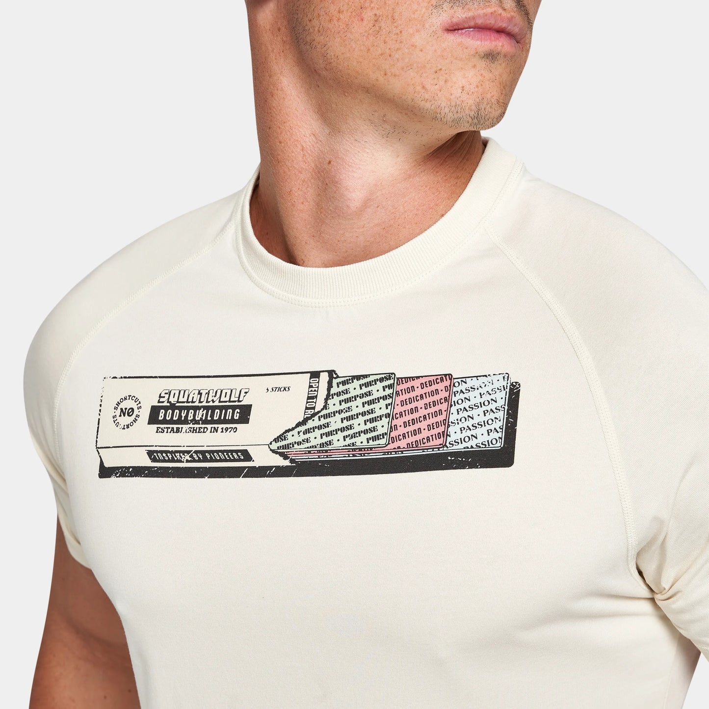 تيشيرت رغلان جرافيكي رياضي - سكري