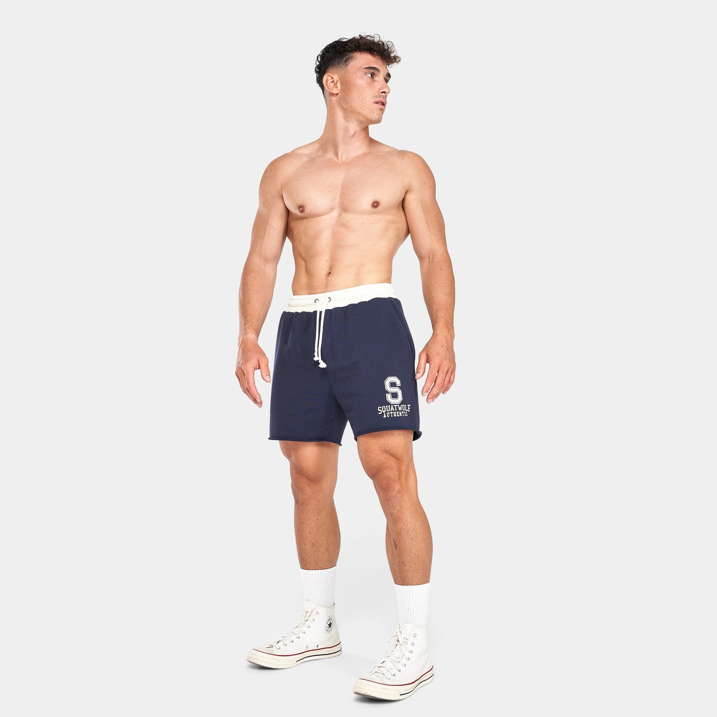 Golden Era Authentic 2-in-1 5" Shorts - Navy & Ecru