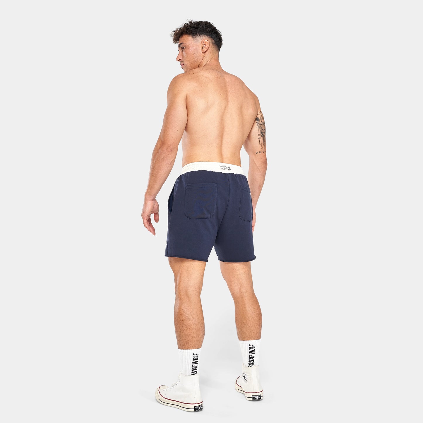 Golden Era Authentic 2-in-1 5" Shorts - Navy & Ecru