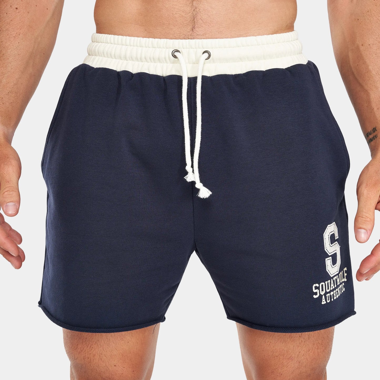 Golden Era Authentic 2-in-1 5" Shorts - Navy & Ecru