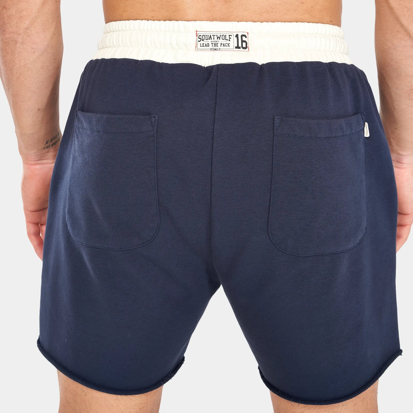 Golden Era Authentic 2-in-1 5" Shorts - Navy & Ecru