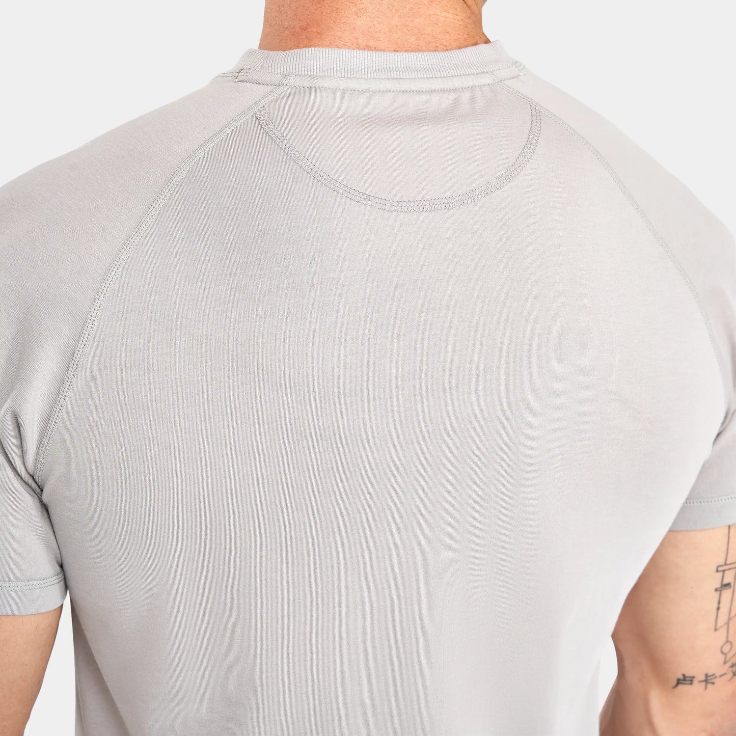 تيشيرت رغلان جرافيكي رياضي - بالوما رمادي مارل