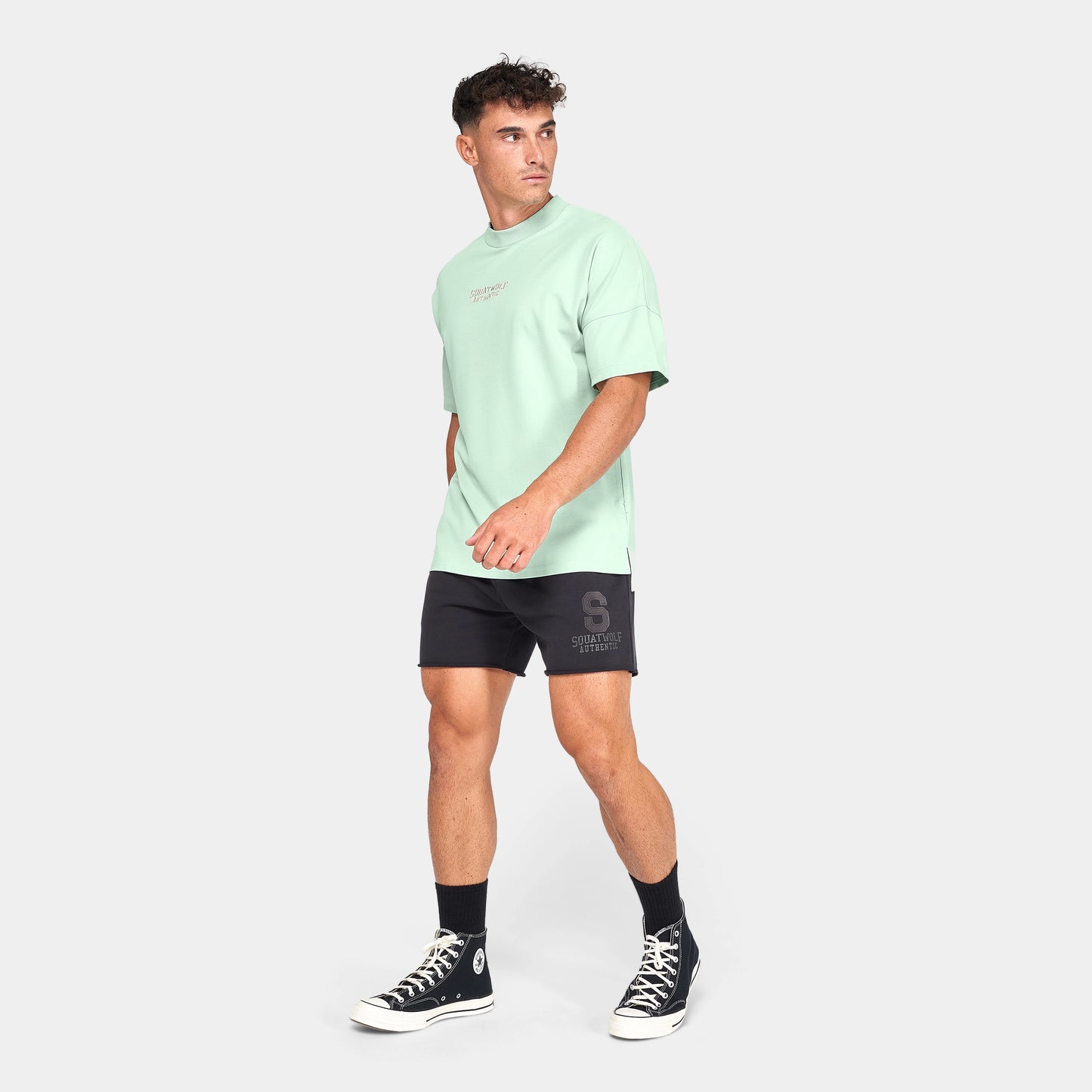 Golden Era Authentic Oversized T-shirt - Aqua Foam