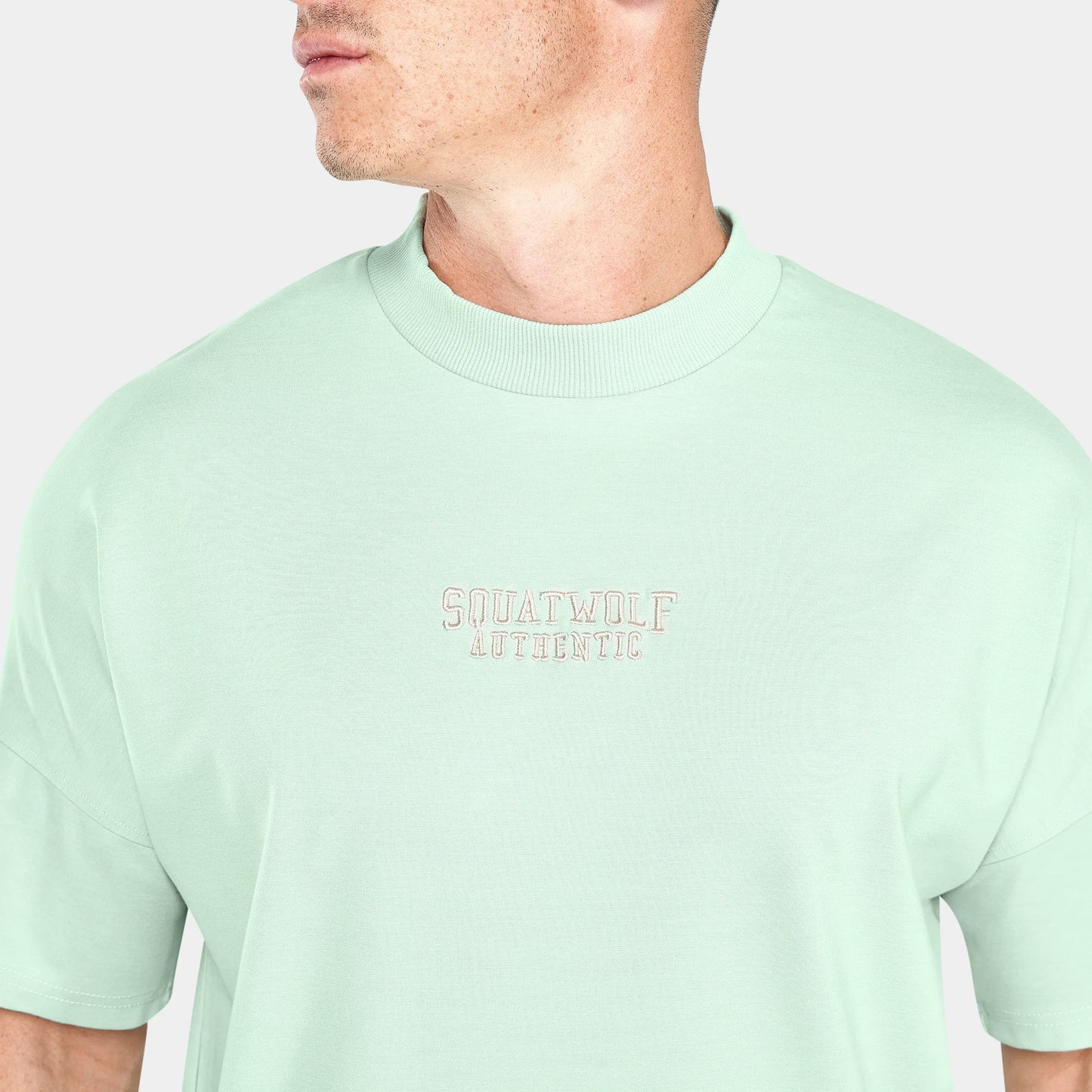 Golden Era Authentic Oversized T-shirt - Aqua Foam