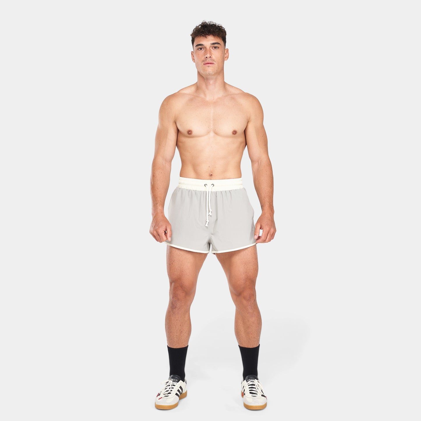 شورت جوقر 3" - بالوما رمادي فاتح