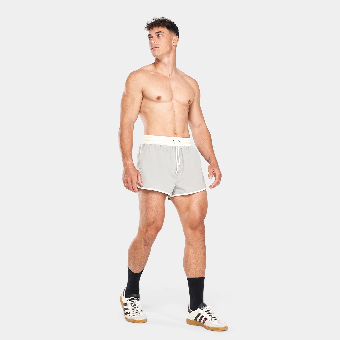 شورت جوقر 3" - بالوما رمادي فاتح