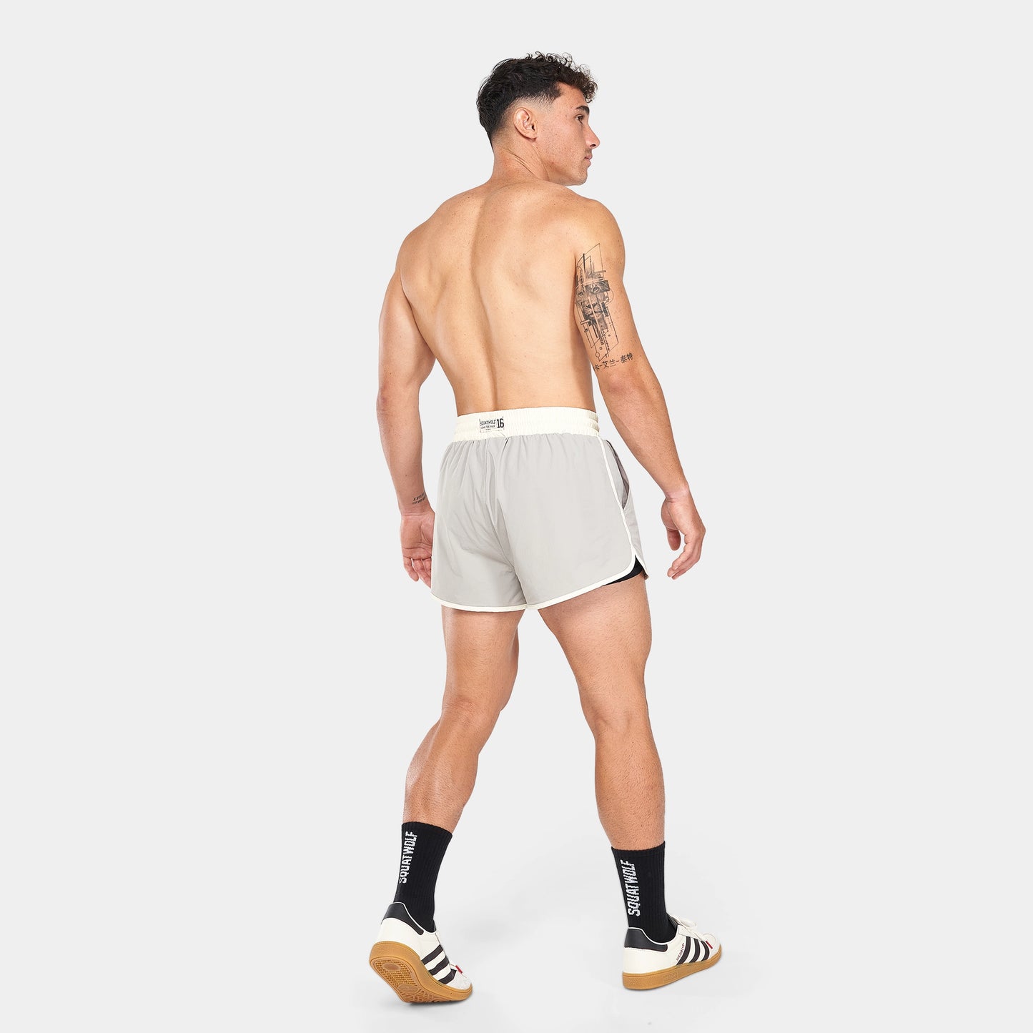 شورت جوقر 3" - بالوما رمادي فاتح