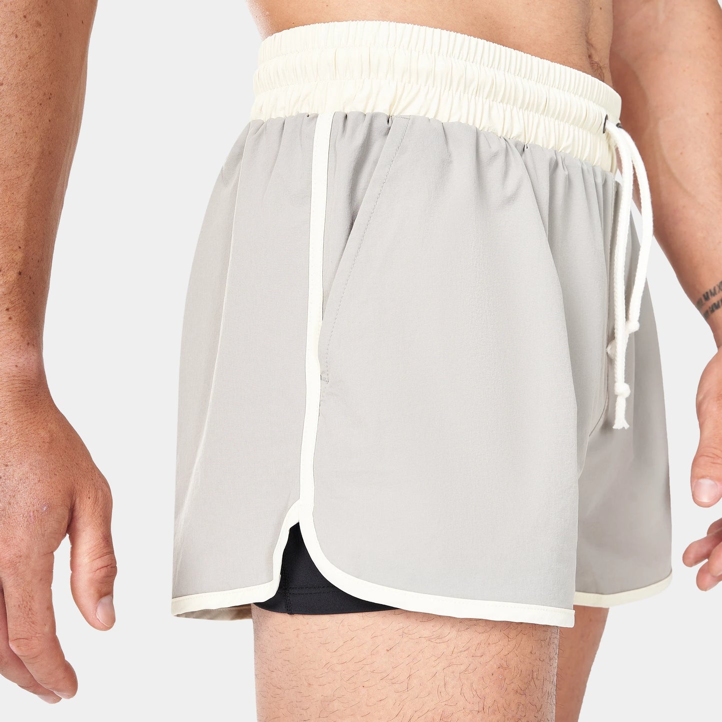 شورت جوقر 3" - بالوما رمادي فاتح