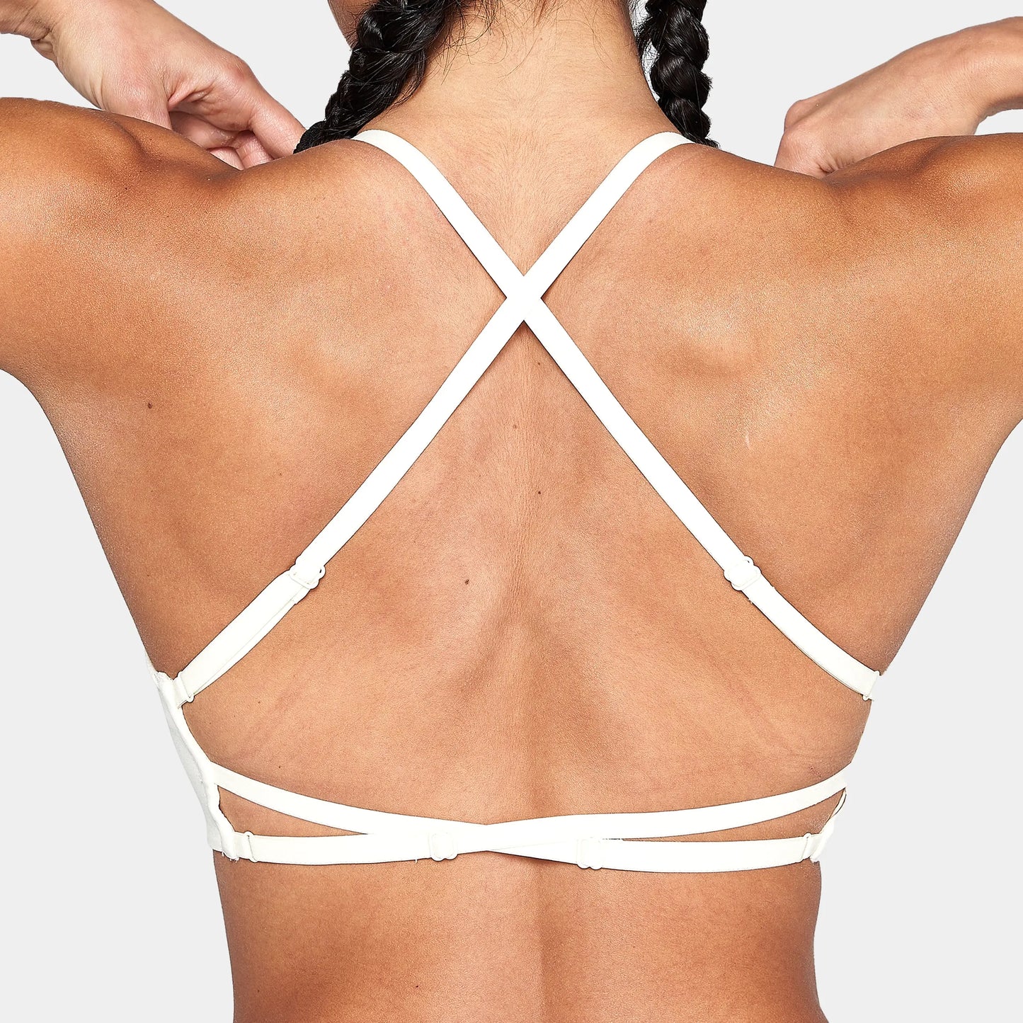 حمالة صدر بأربطة خلفية متعددة ومتقاطعة - سكري