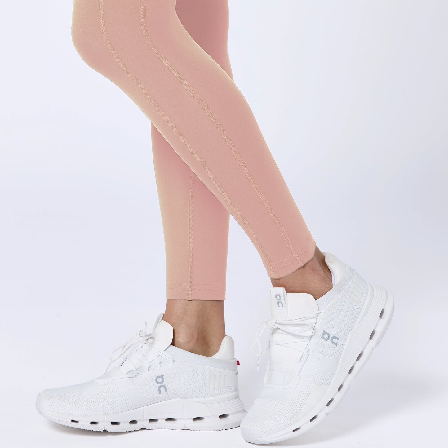 ليقنز بخصر مرتفع 27" - سكري