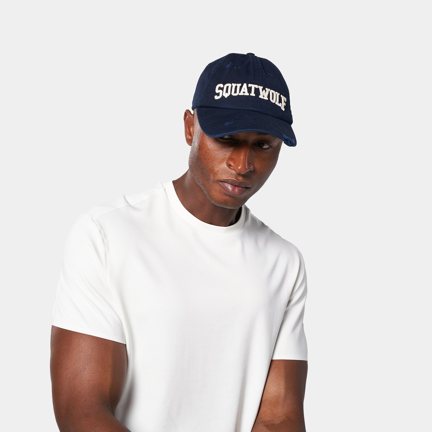 قبعة بيسبول ممزقة - كحلي