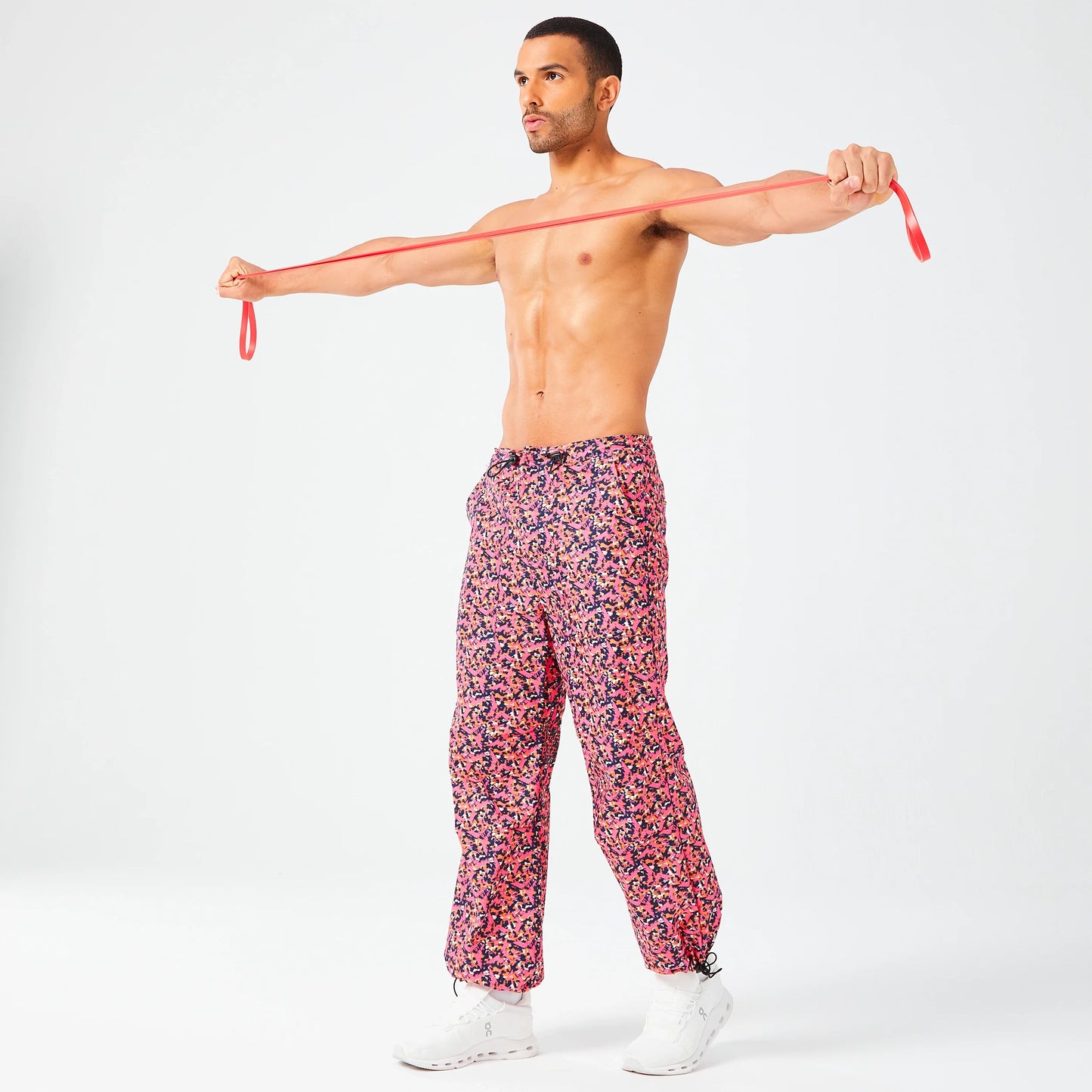 بنطال كود بارا - تمويه وردي فاقع