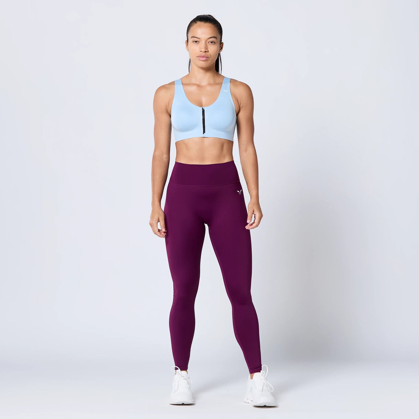 حمالة صدر بيرفورمانس بسحاب - أزرق سماوي