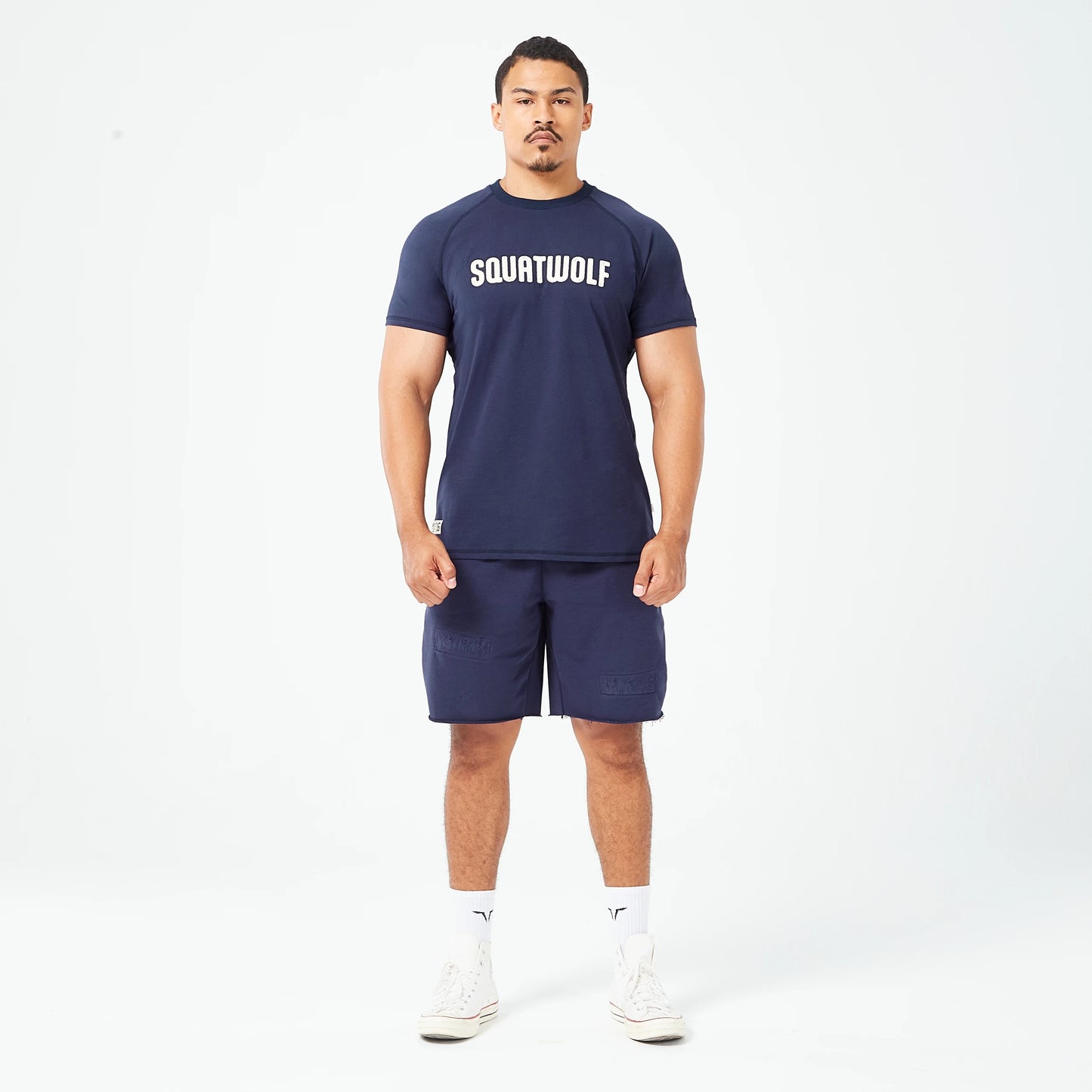 Golden Era Raglan Muscle T-shirt - Navy Graphic