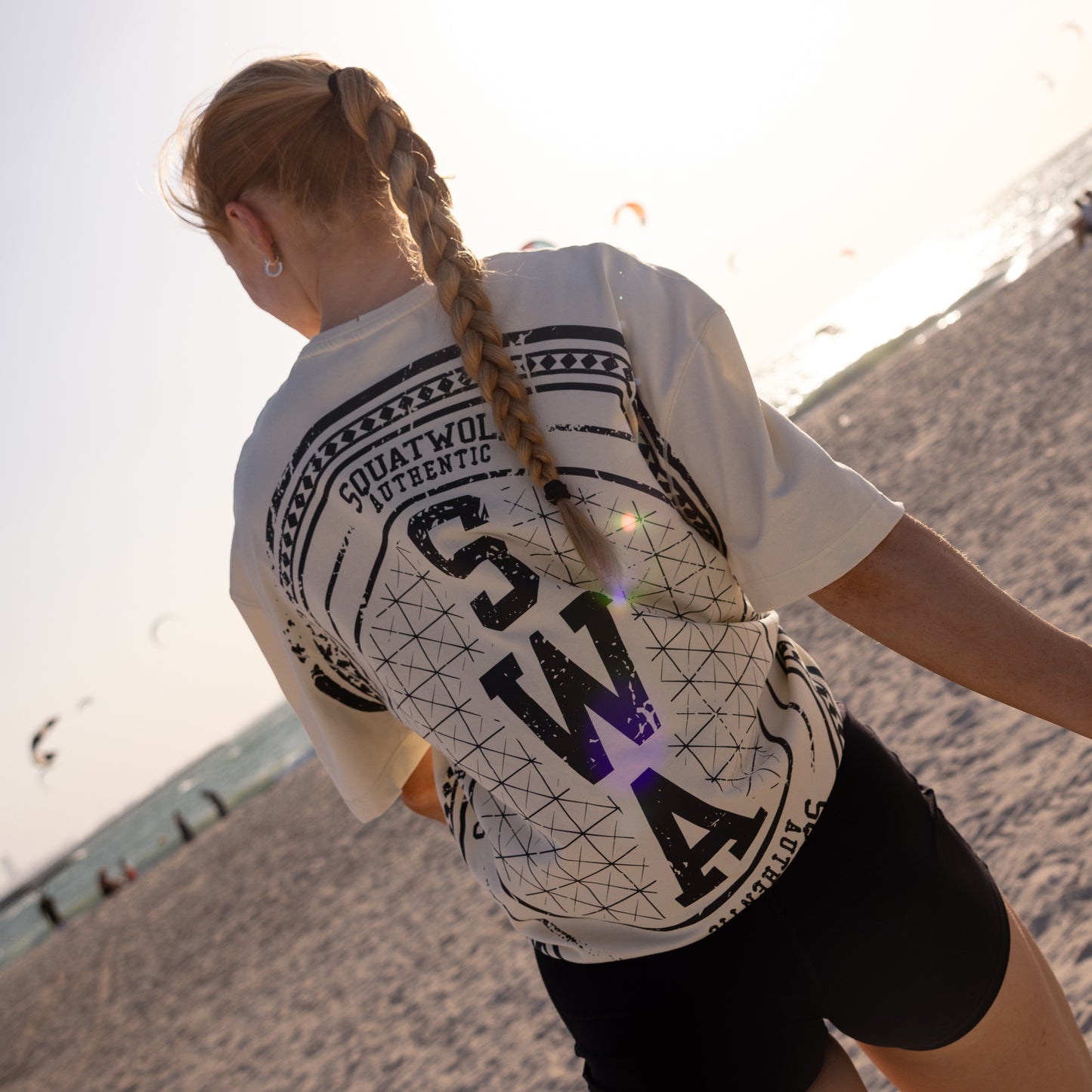 أوثنتيك تيشيرت جرافيكي فضفاض - سكري