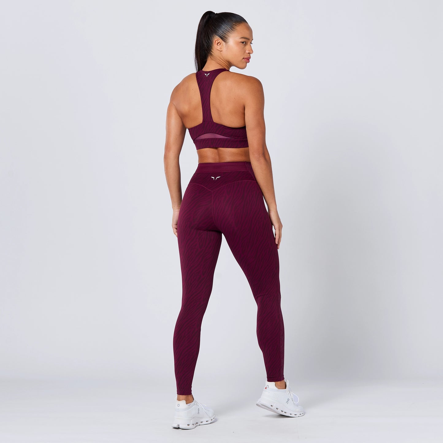 Racer Back Bra - Pickled Beet Print